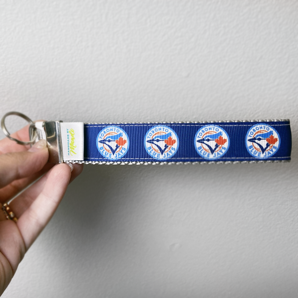 LIMITED EDITION Blue Jays Key Fob Wristlet