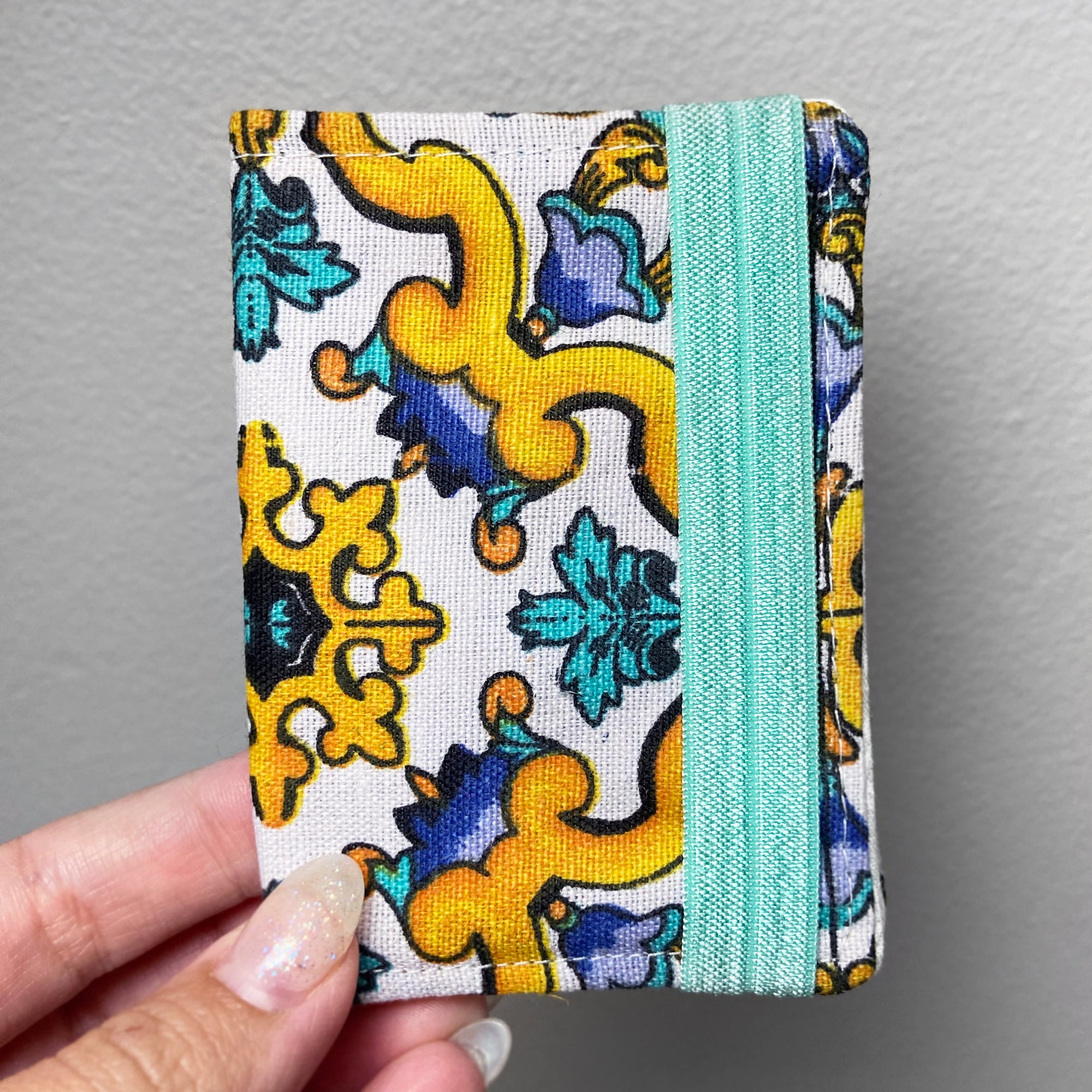 Sicilian Summer “Cefalù” Mini Wallet / Card Holder