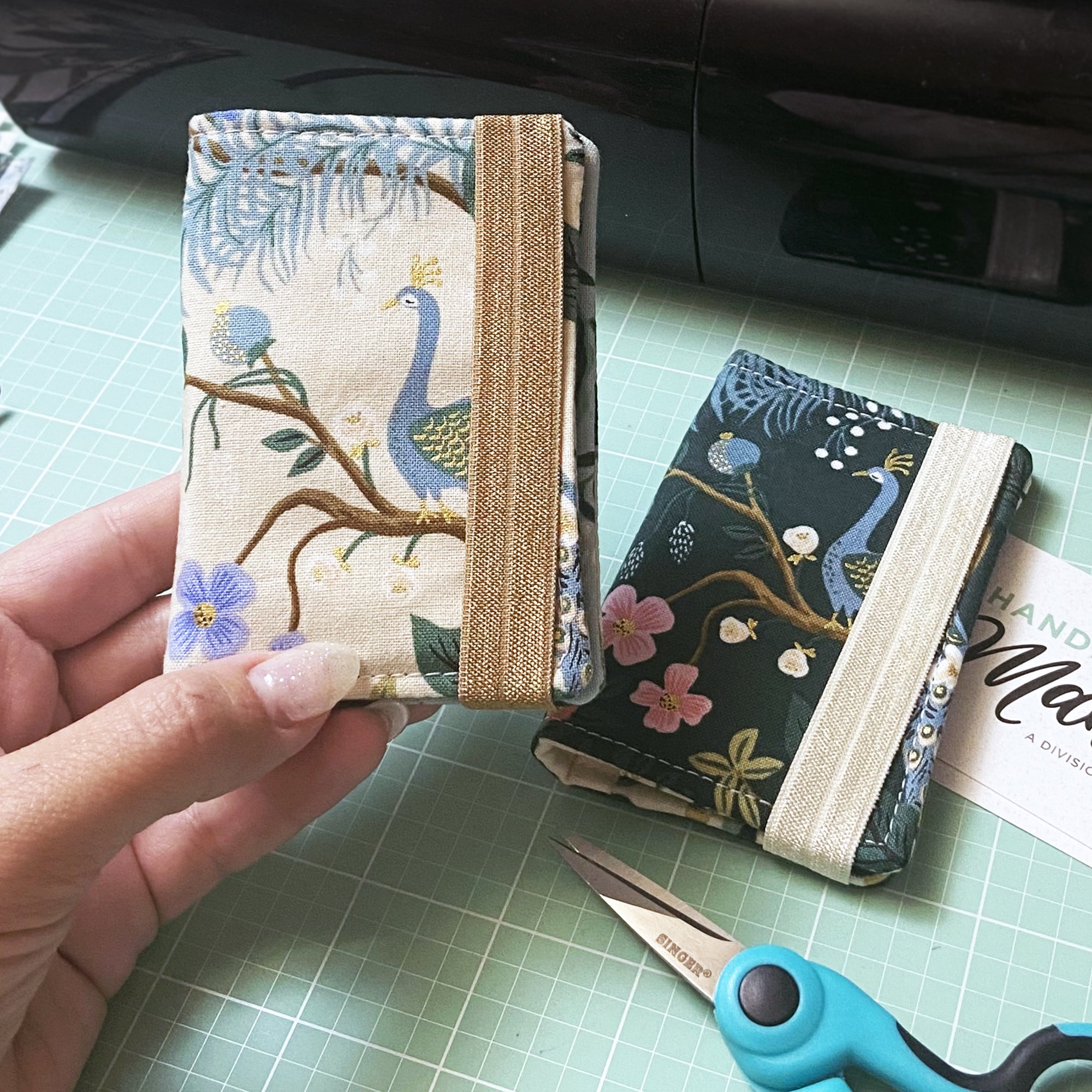 Rifle Paper Co. Vintage Garden "Peacock" (Metallic) Mini Wallet / Card Holder