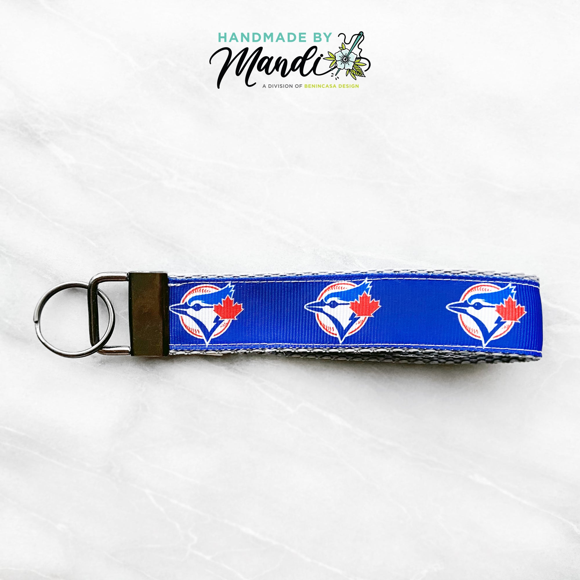 LIMITED EDITION Blue Jays Key Fob Wristlet