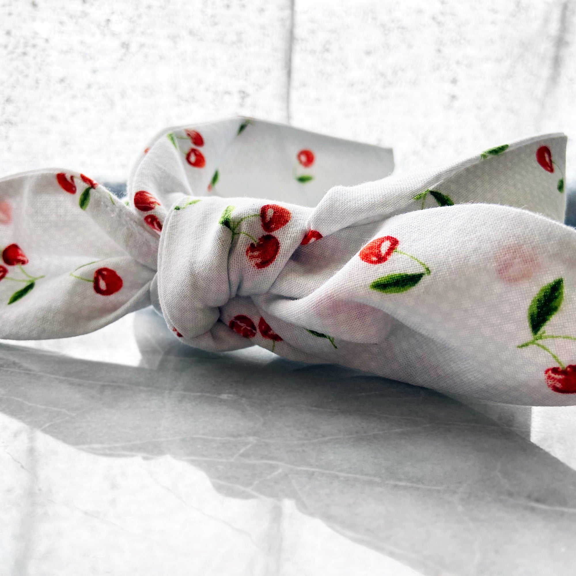 The Berry Best "Cherry Sweet" Knotted Bow Headband