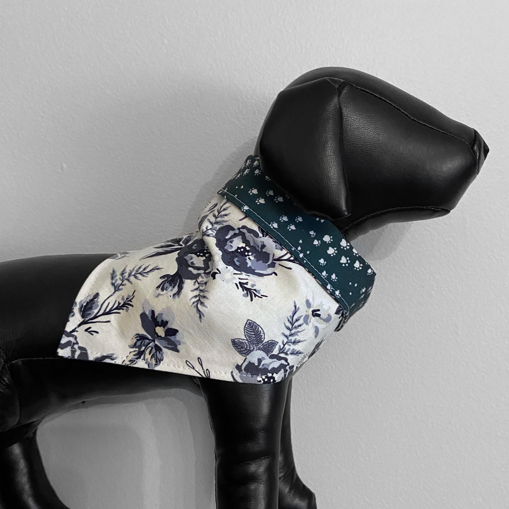 Mayfair "Hyde Park" (Fresh Blue) Reversible Snap Pet Bandana