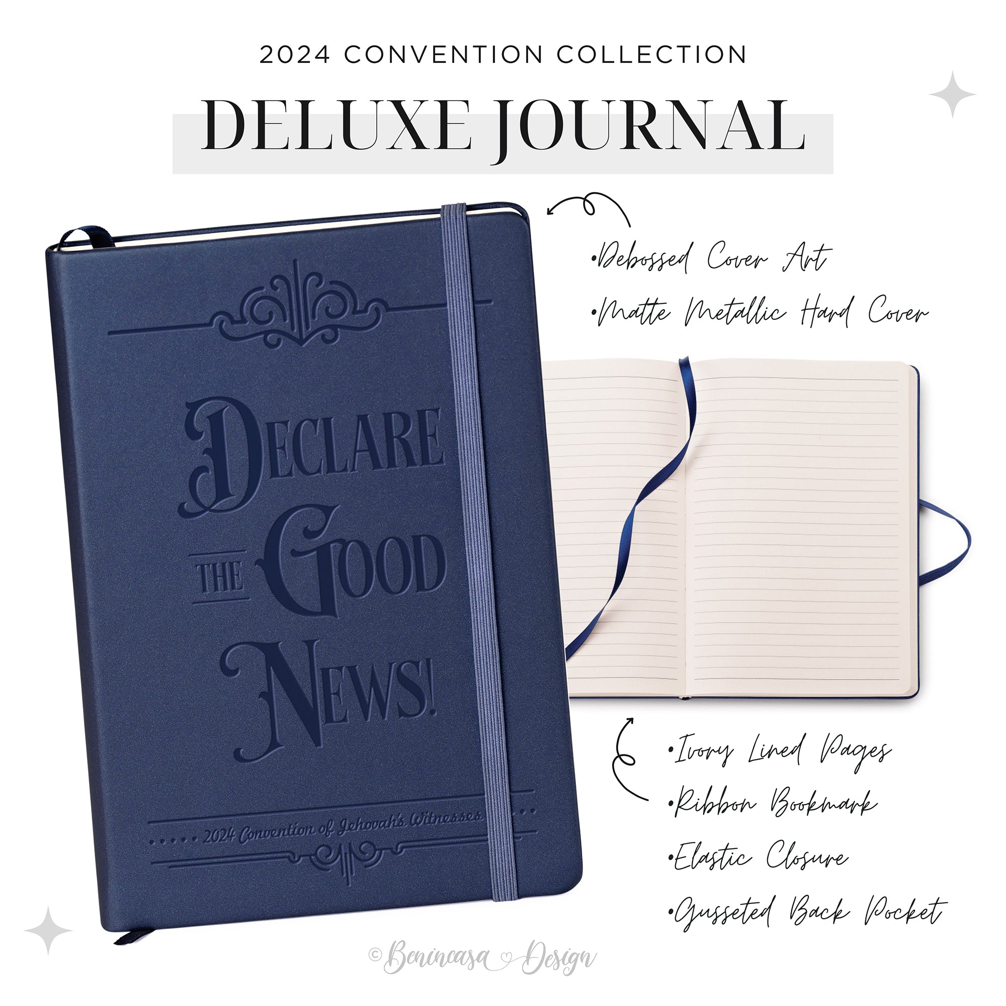 Deluxe Hardcover Journal: 2024 “Declare the Good News”!