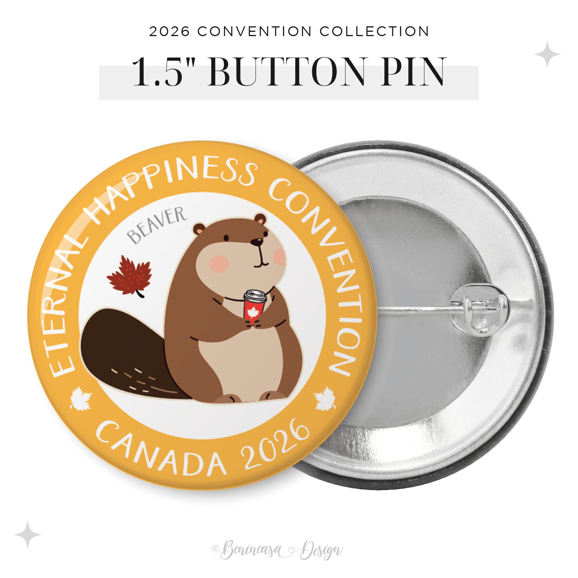 Button Pins (Individual) – 2026 “Eternal Happiness"