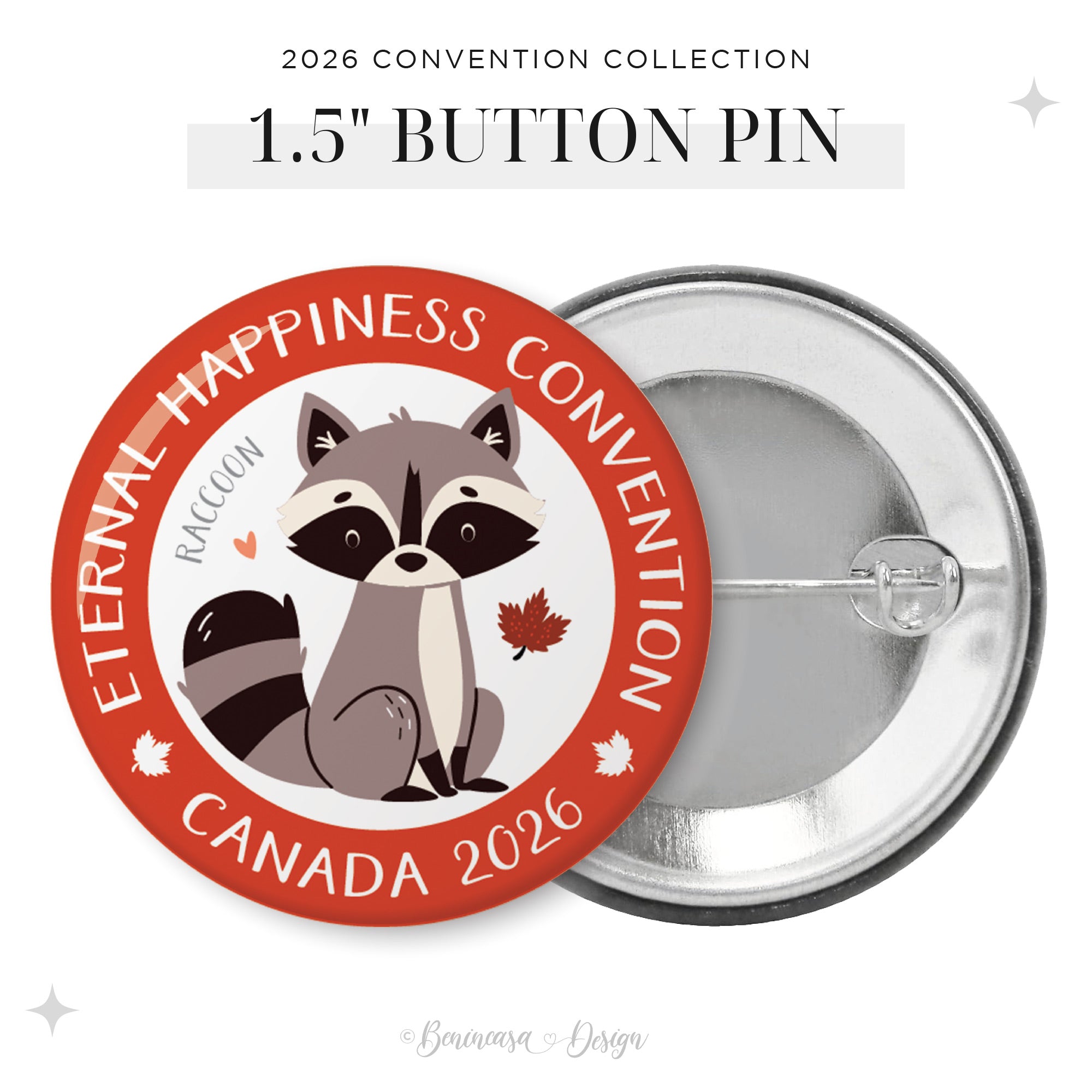 Button Pins (Individual) – 2026 “Eternal Happiness"