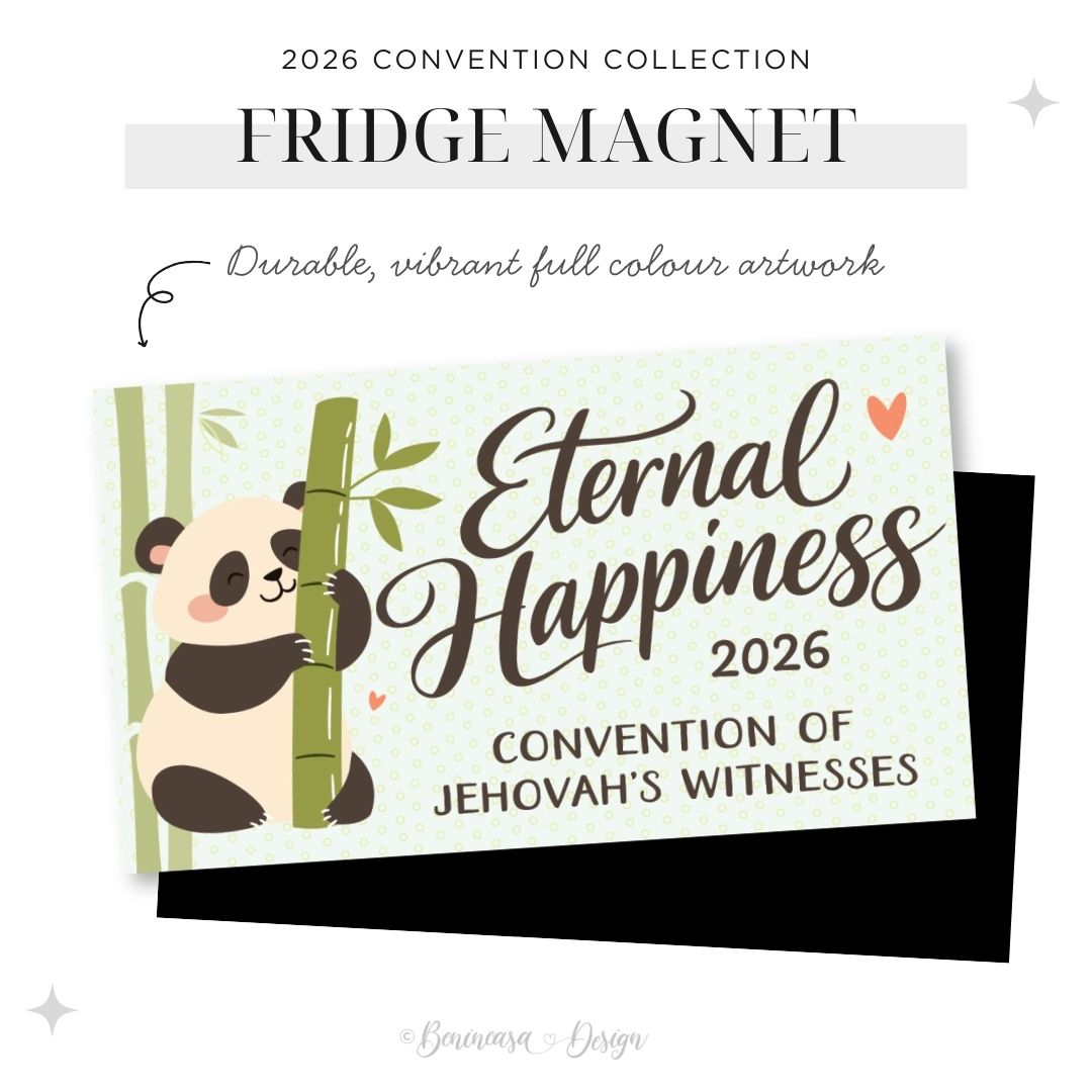 Flat Fridge Magnet – 2026 “Eternal Happiness”