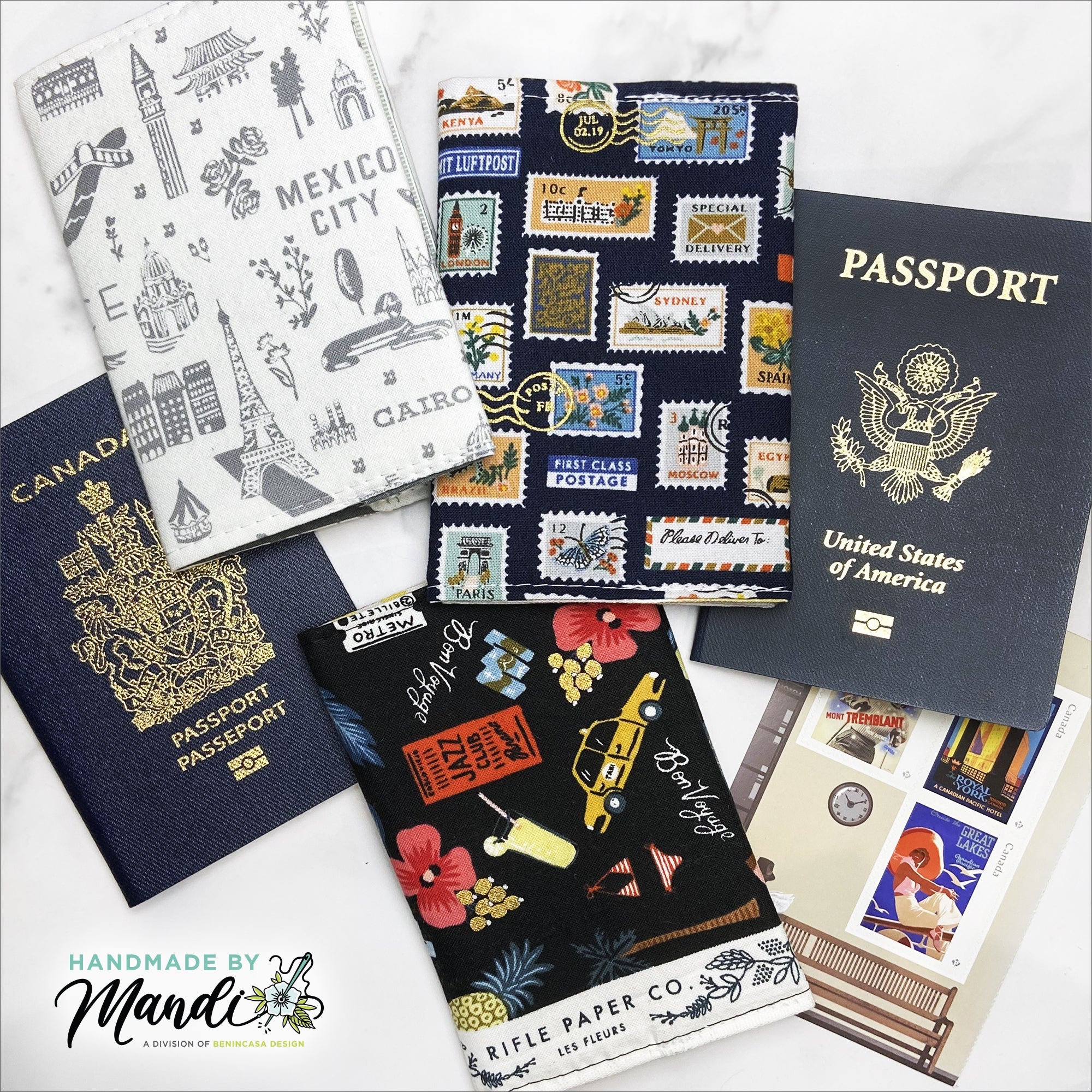 Rifle Paper Co. Wonderland "Alice" Passport Cover