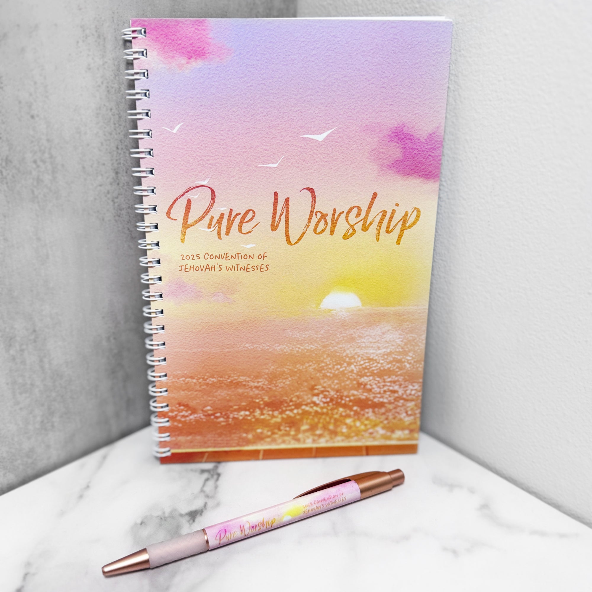 Notebook w/ Template: 2025 “Pure Worship” Convention