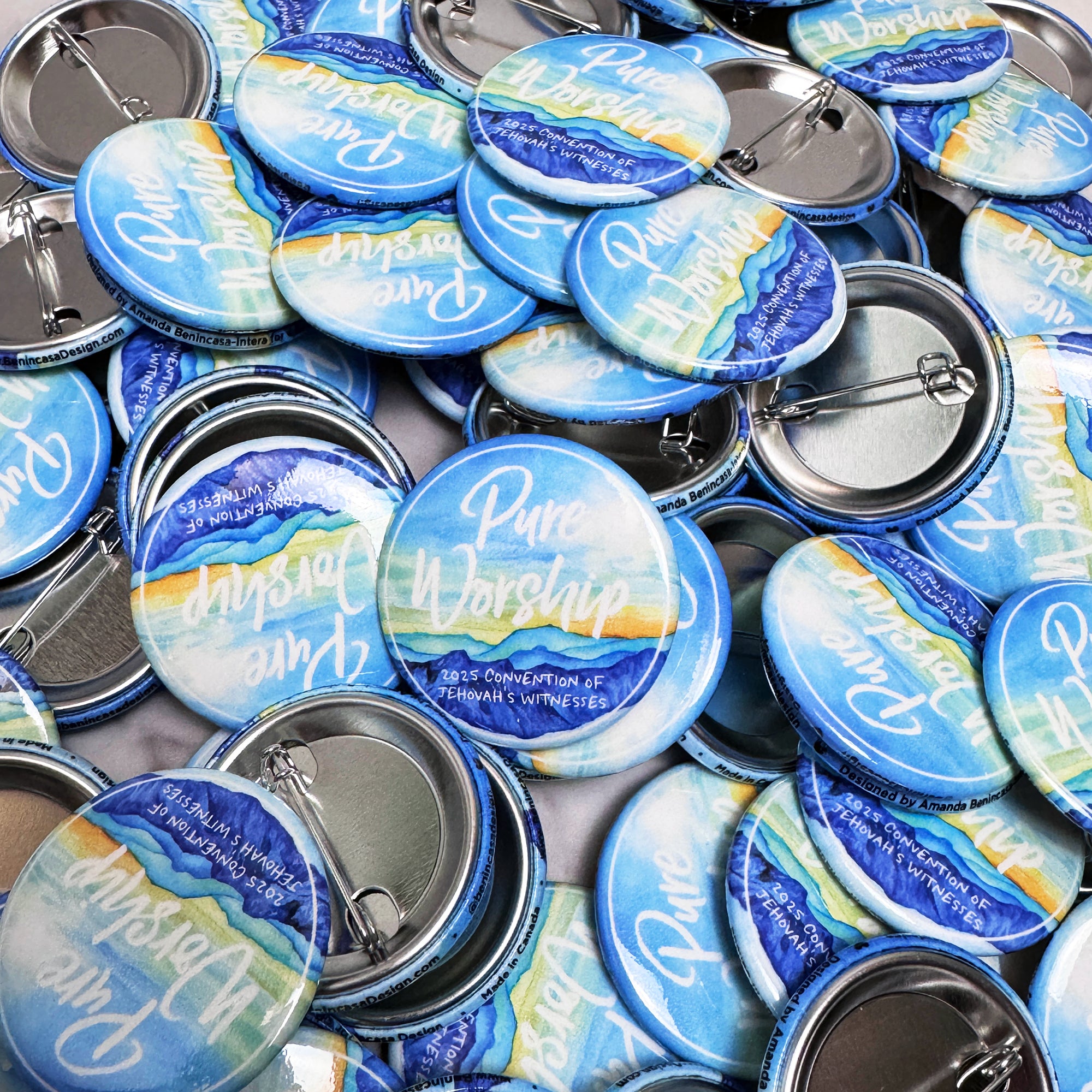 Button Pins: 2025 “Pure Worship” Convention