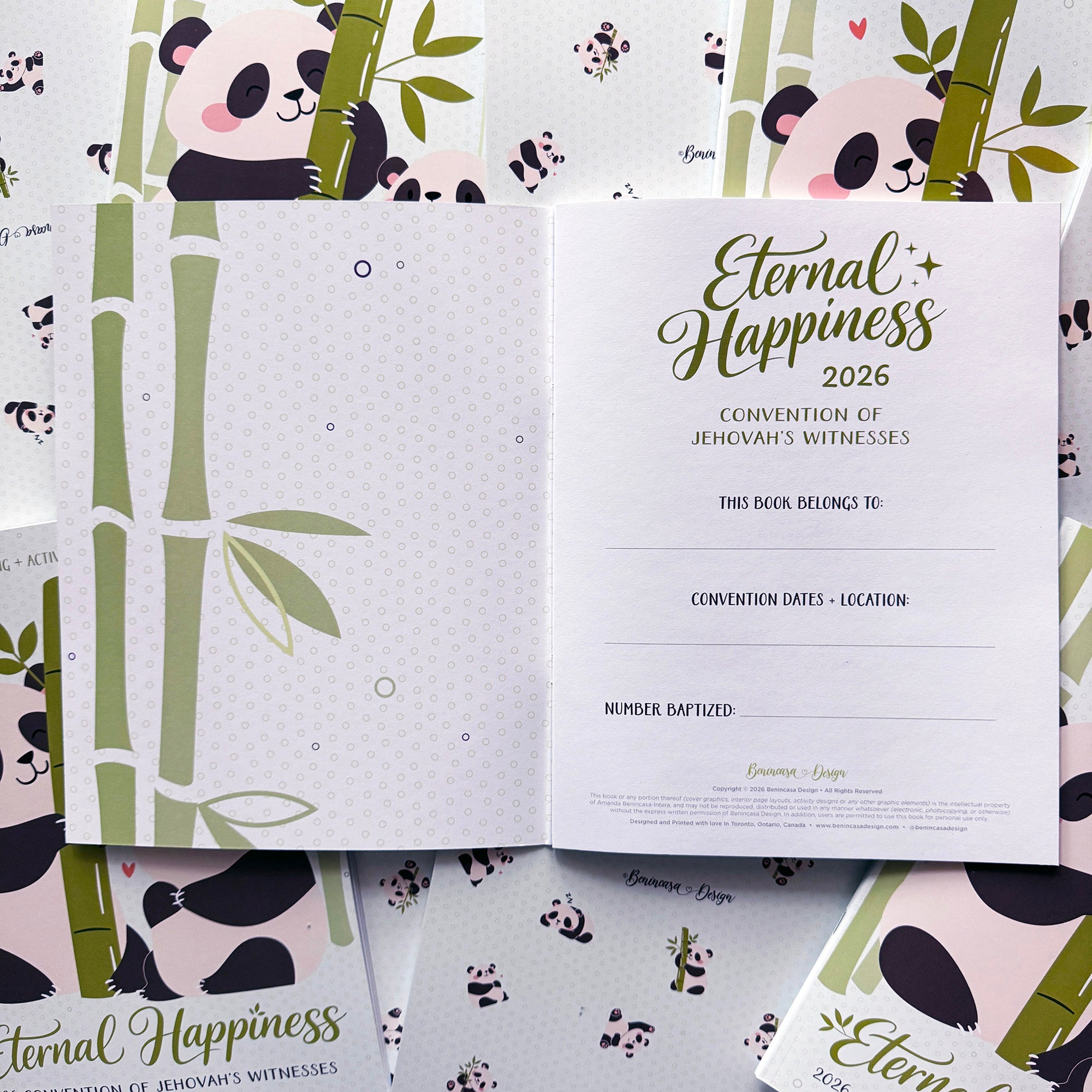 Colouring & Activity Notebook – 2026 “Eternal Happiness”