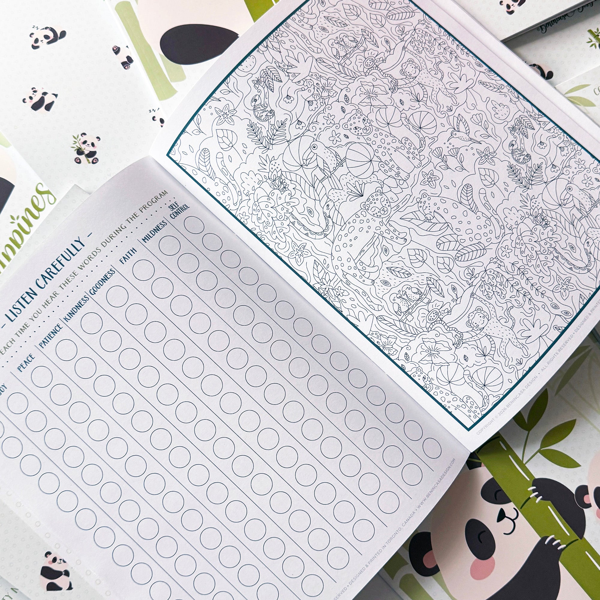 Colouring & Activity Notebook – 2026 “Eternal Happiness”