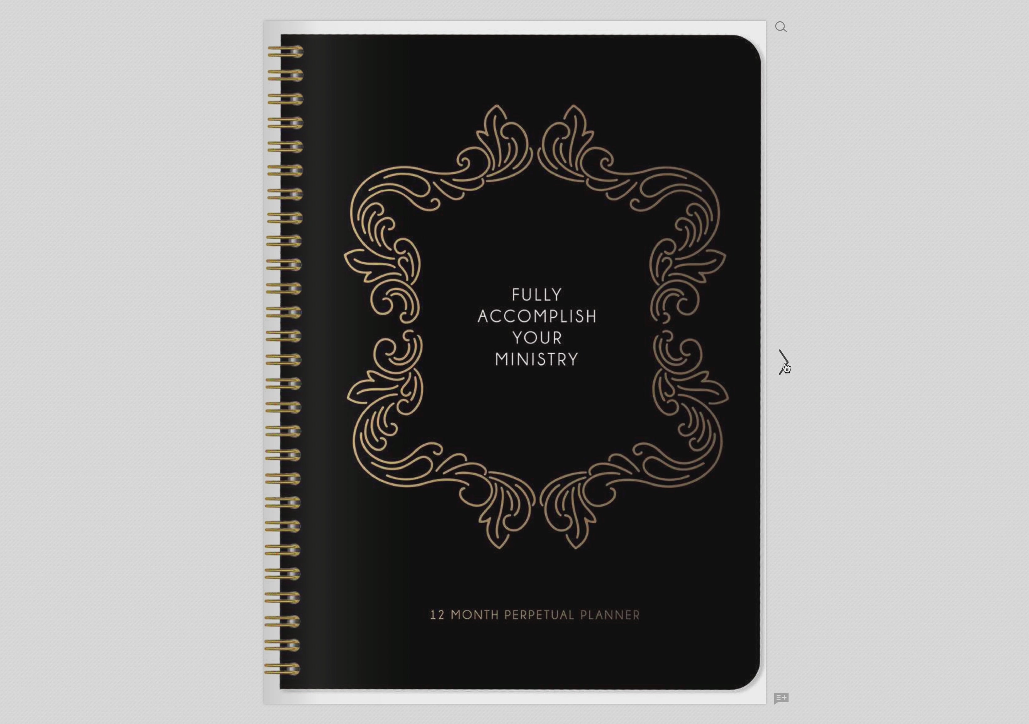 2024/25 Perpetual Ministry Planner & Goal Tracker Spiral Journal