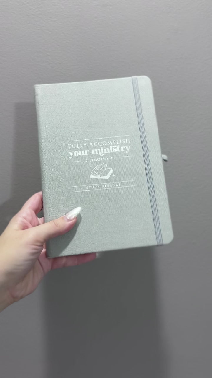 Hardcover Study Journal - "Fully Accomplish Your Ministry"