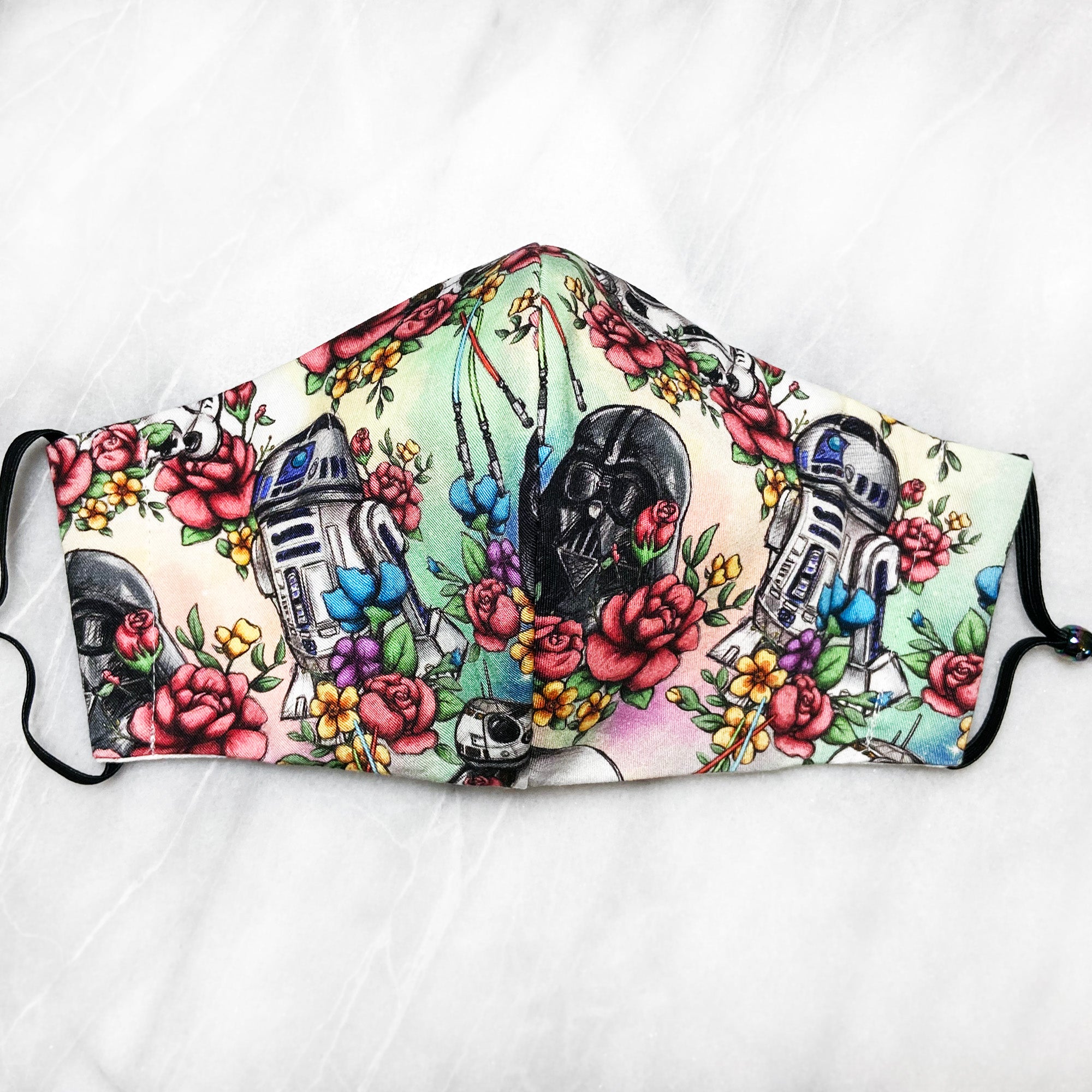 SPECIAL EDITION "The Force" Floral Deluxe Olson Face Mask