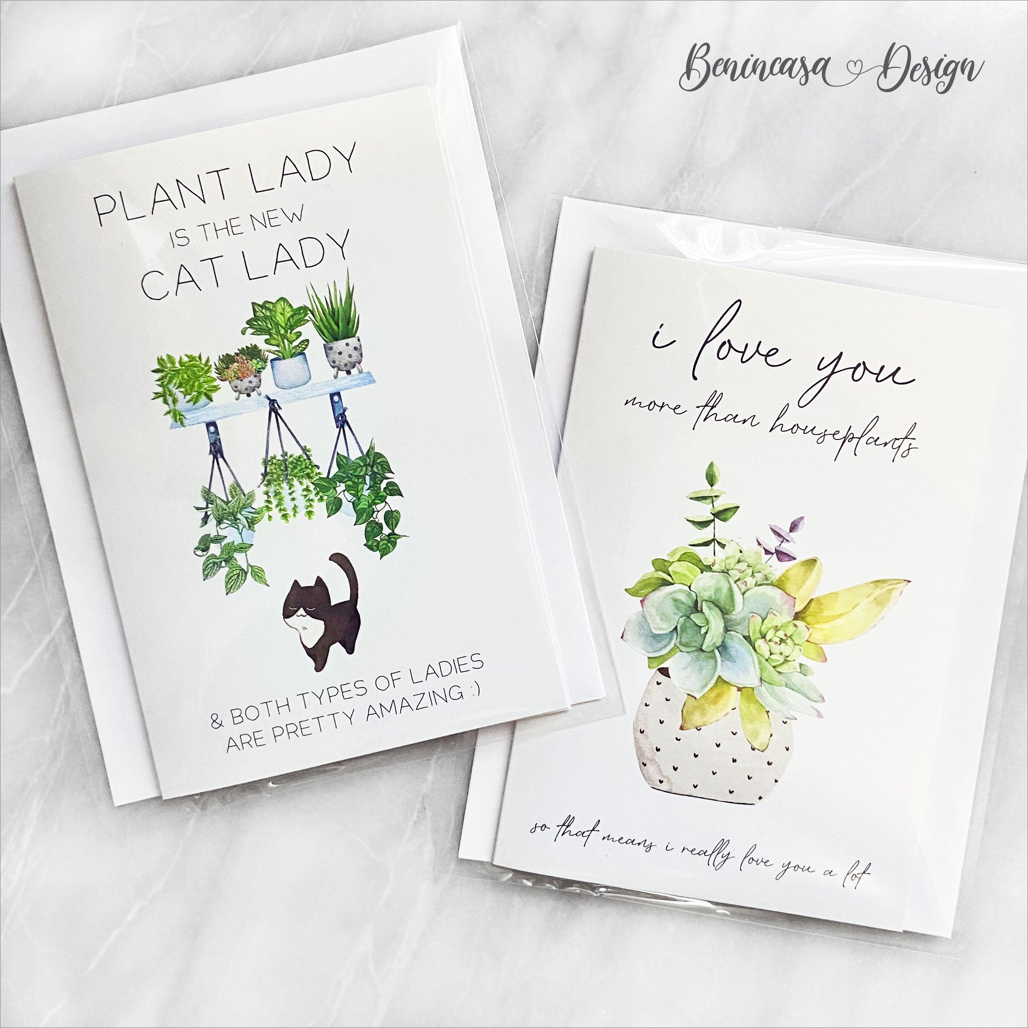 "Plant Lady is the new Cat Lady" Greeting Card