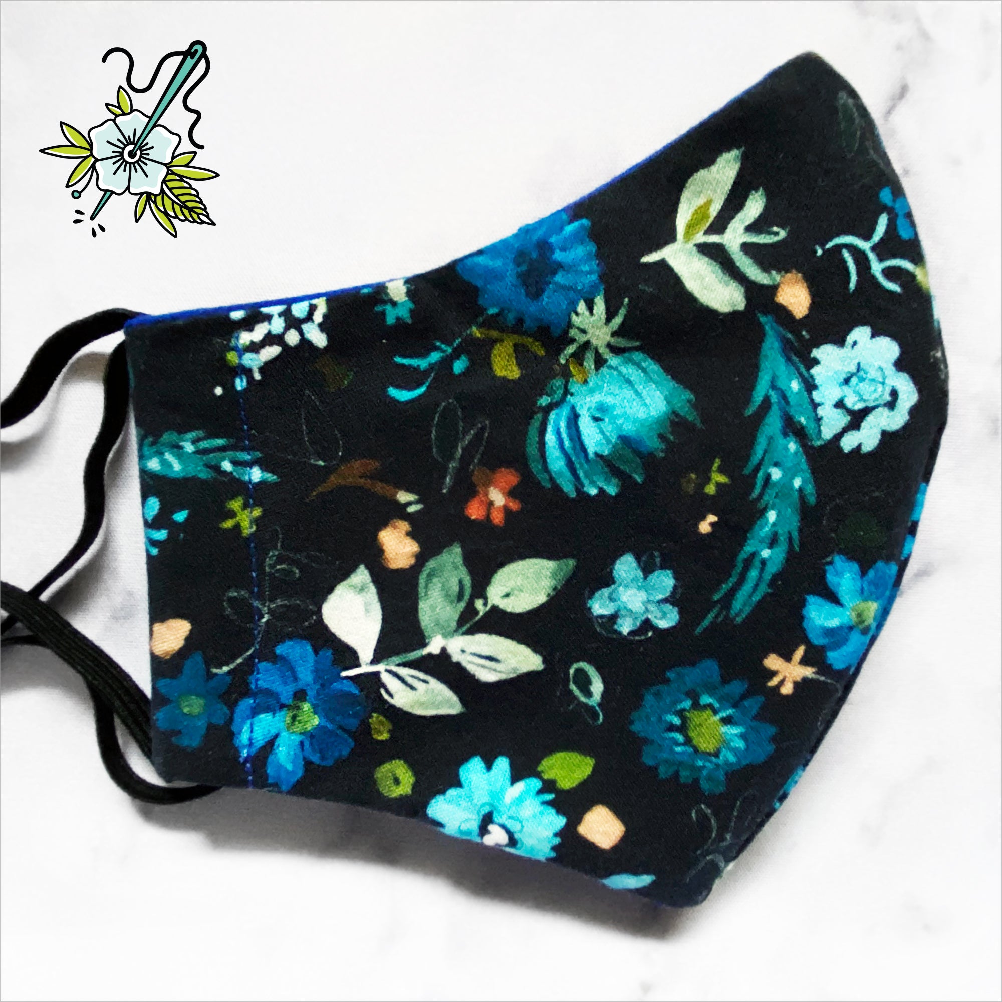 Windblown Florals Deluxe Olson Face Mask
