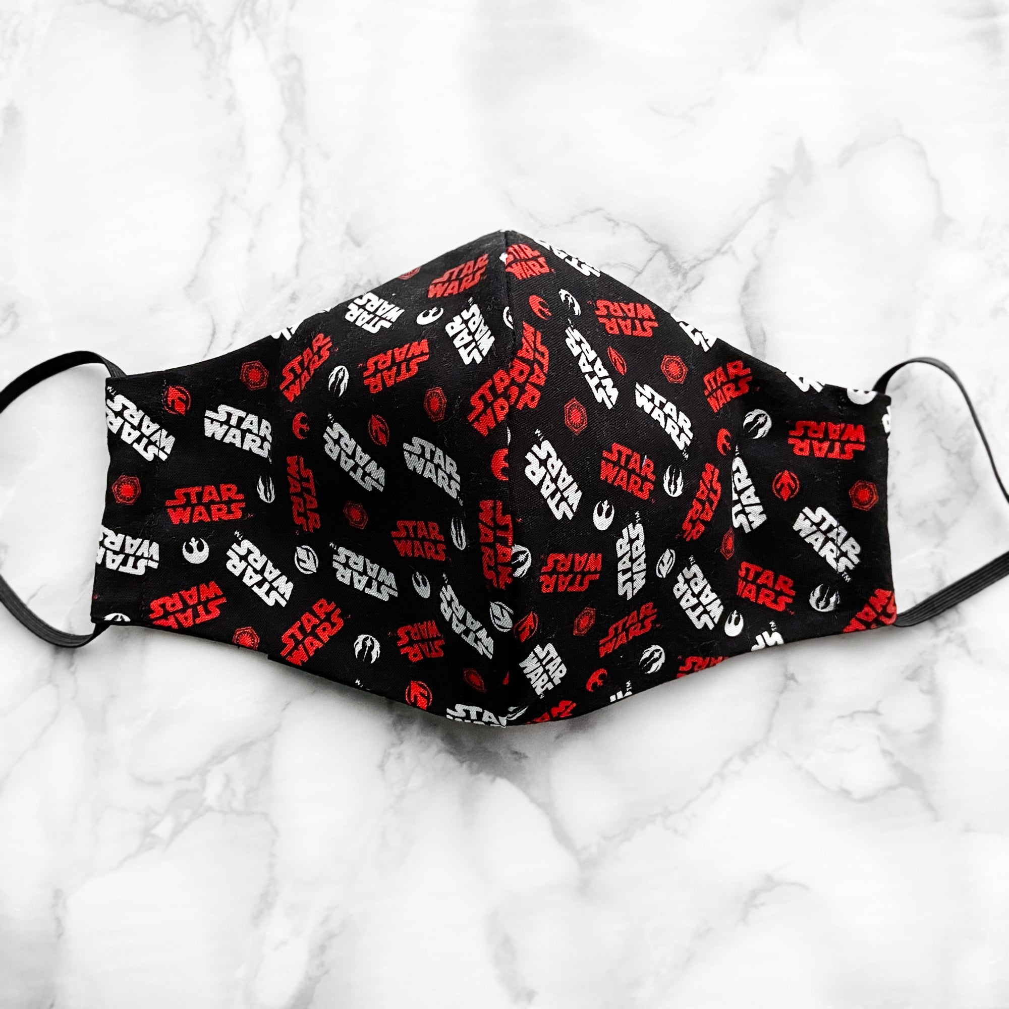LIMITED EDITION "The Force" Logos (Black) Deluxe Olson Face Mask