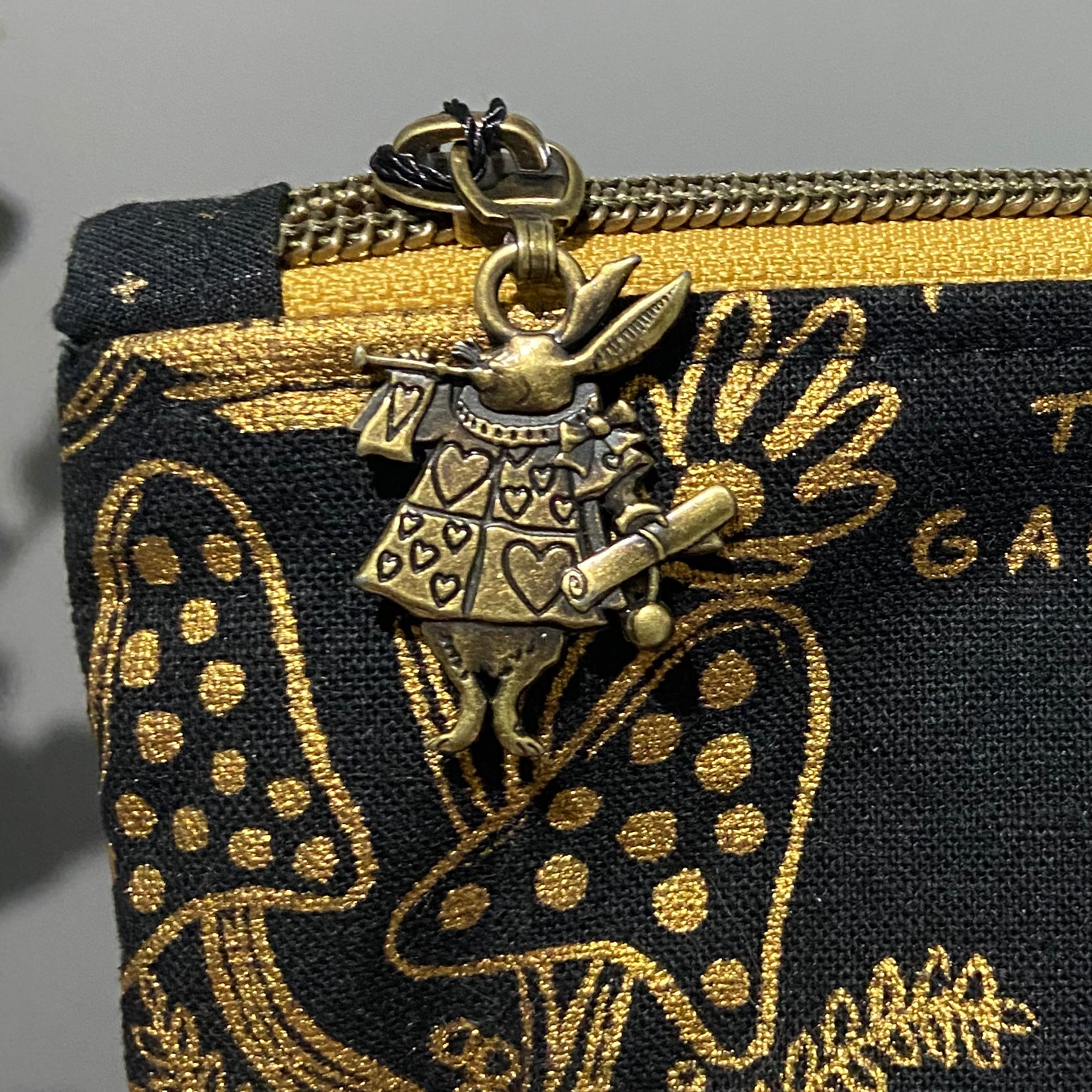 SPECIAL EDITION Rifle Paper Co. Wonderland "Enchanted Forest" (Metallic) Zippered Carry-All Pouch (Large)