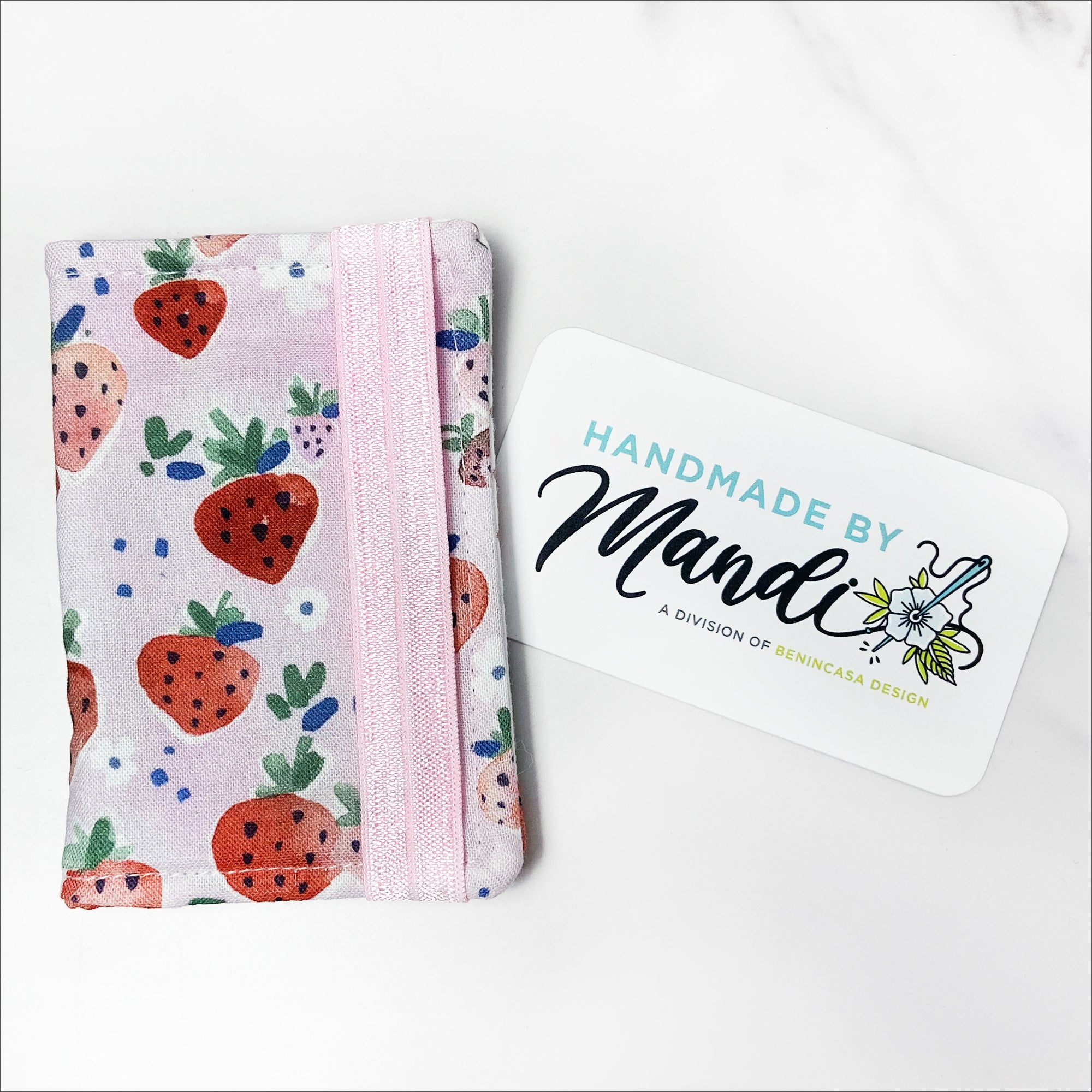Fairy Forest "Strawberries" Mini Card Holder
