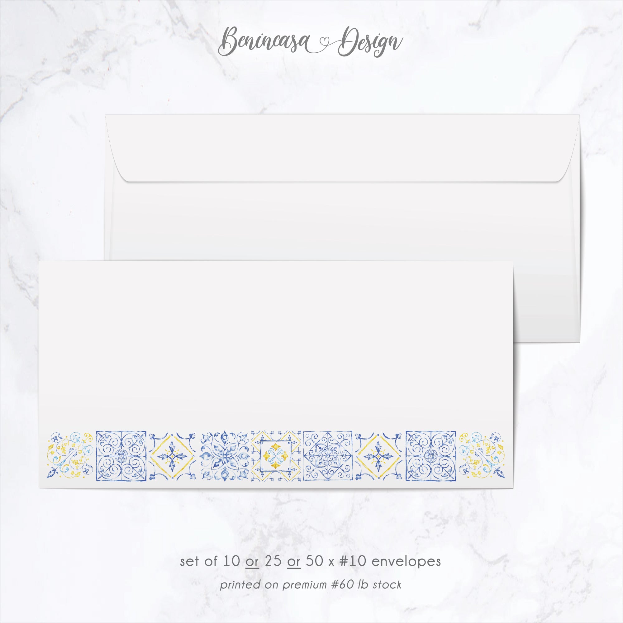 Premium Letter Writing Materials (Psalm 37:10,11) – Mediterranean Tiles